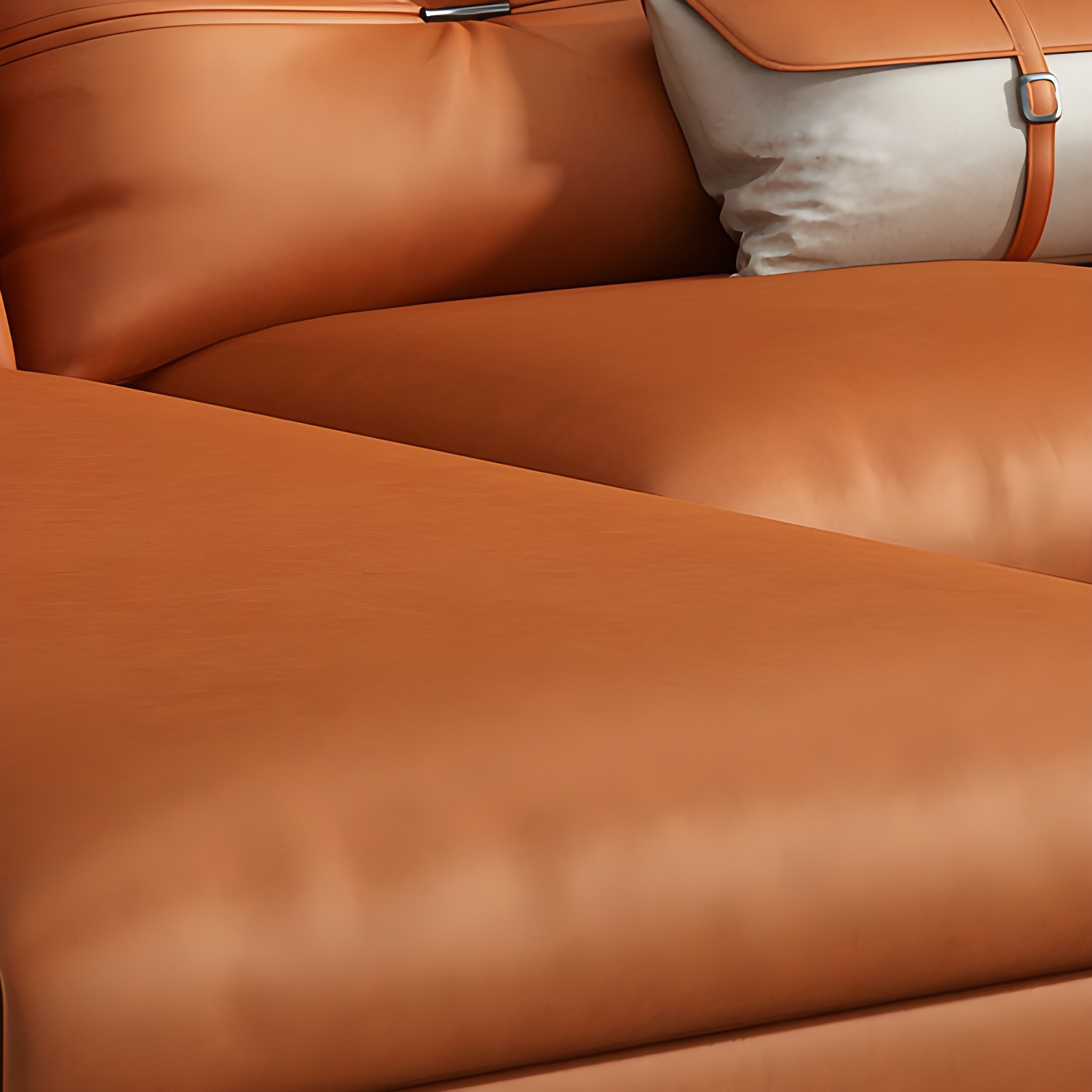 Tufted Gray Sectional | Ormau - image 8