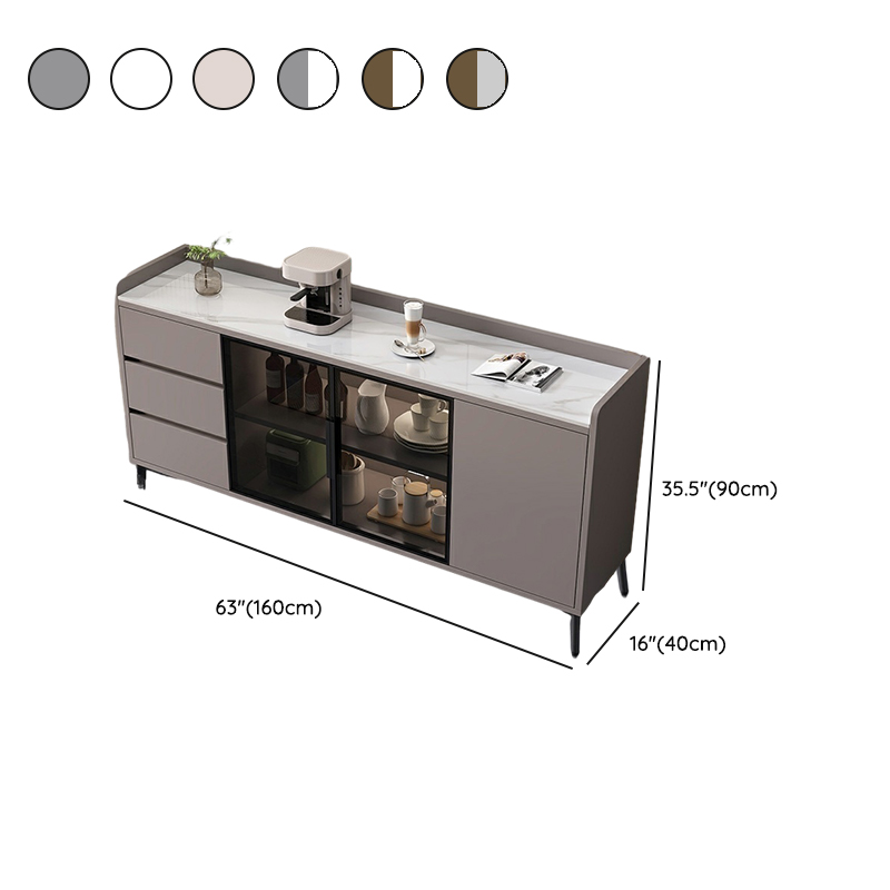 Modern Stone Top Credenza | Ormau - image 18