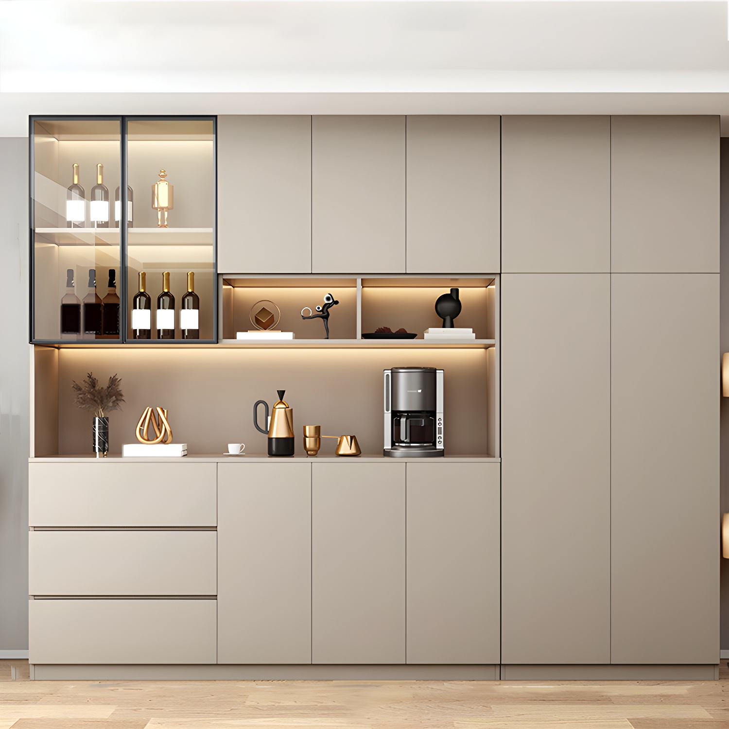 Modern Glass Door Cabinet | Ormau - image 25