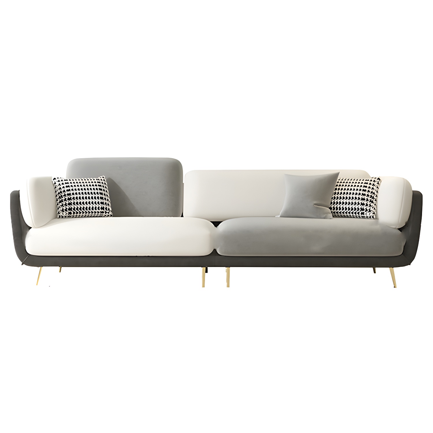 Modern Square Arm Sofa | Ormau - image 29