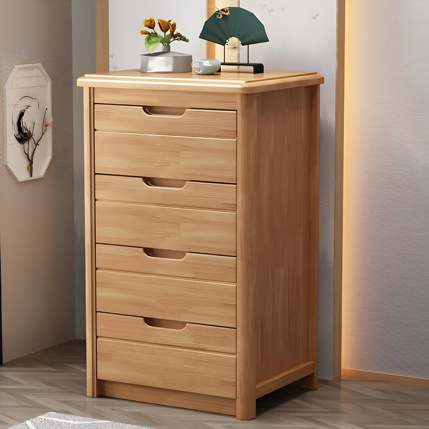 Wood Dresser | Narrow Vertical Design | Ormau - image 25