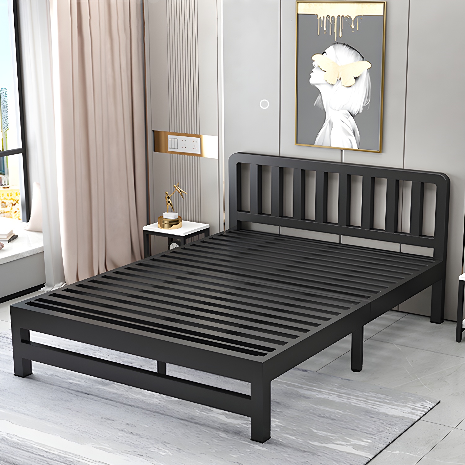 Modern Metal Bed Frame | Ormau - image 1