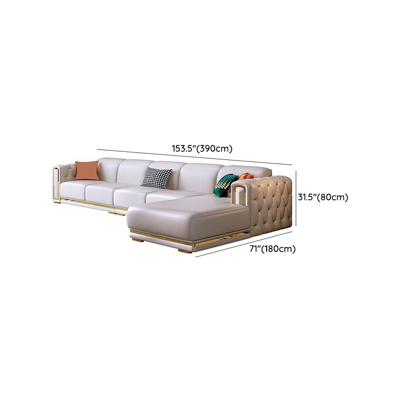 Glam Leather Sectional | Ormau - image 24