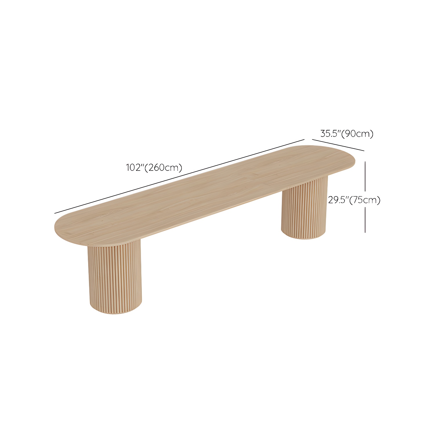 Modern Oval Dining Table | Ormau - image 17