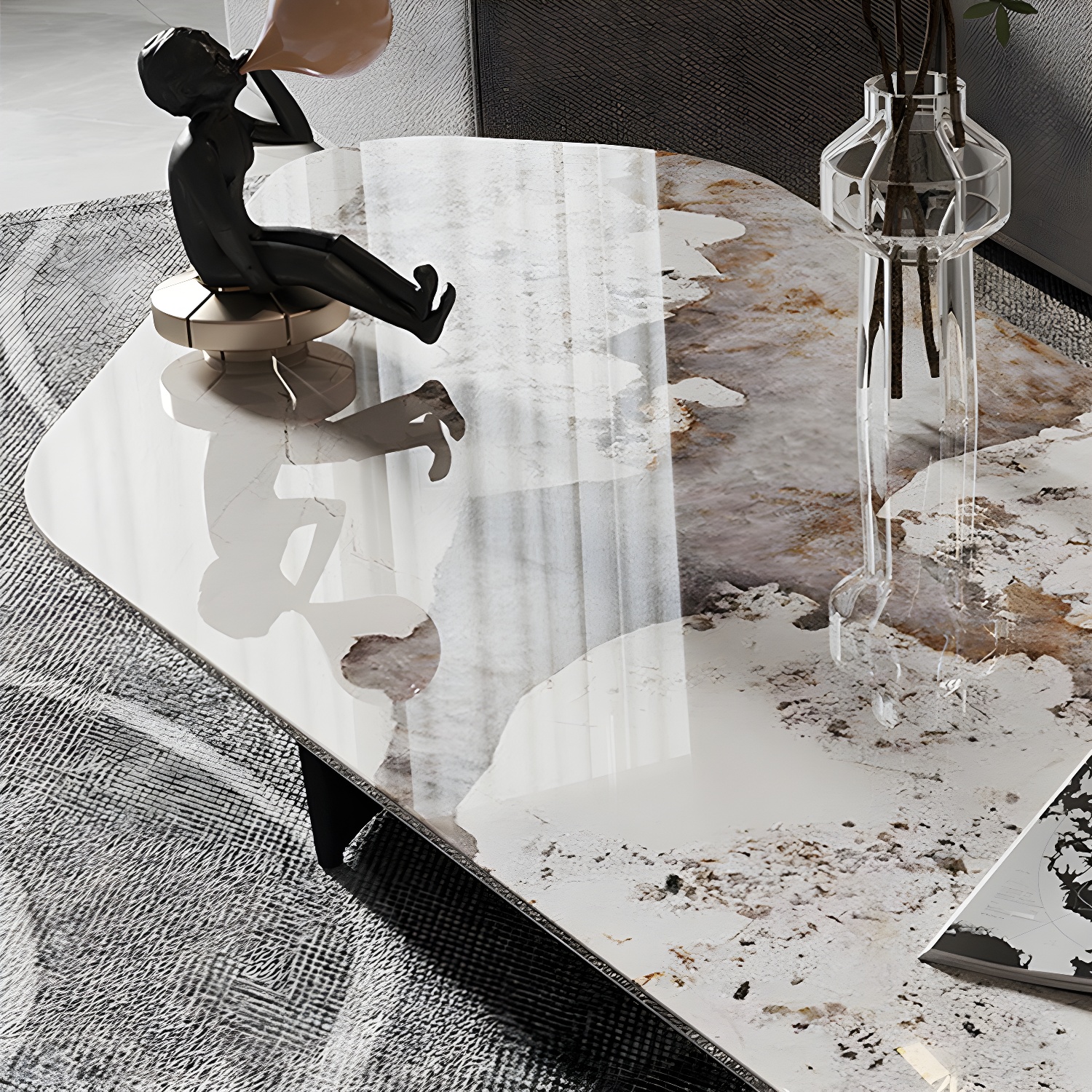Glam Slate Cocktail Table | Ormau - image 10