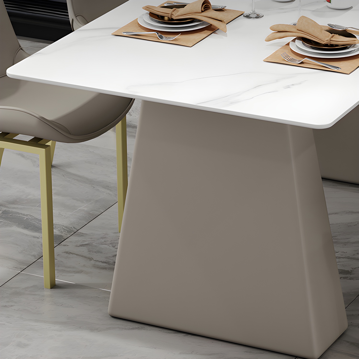 Modern Stone Dining Set | Ormau - image 8