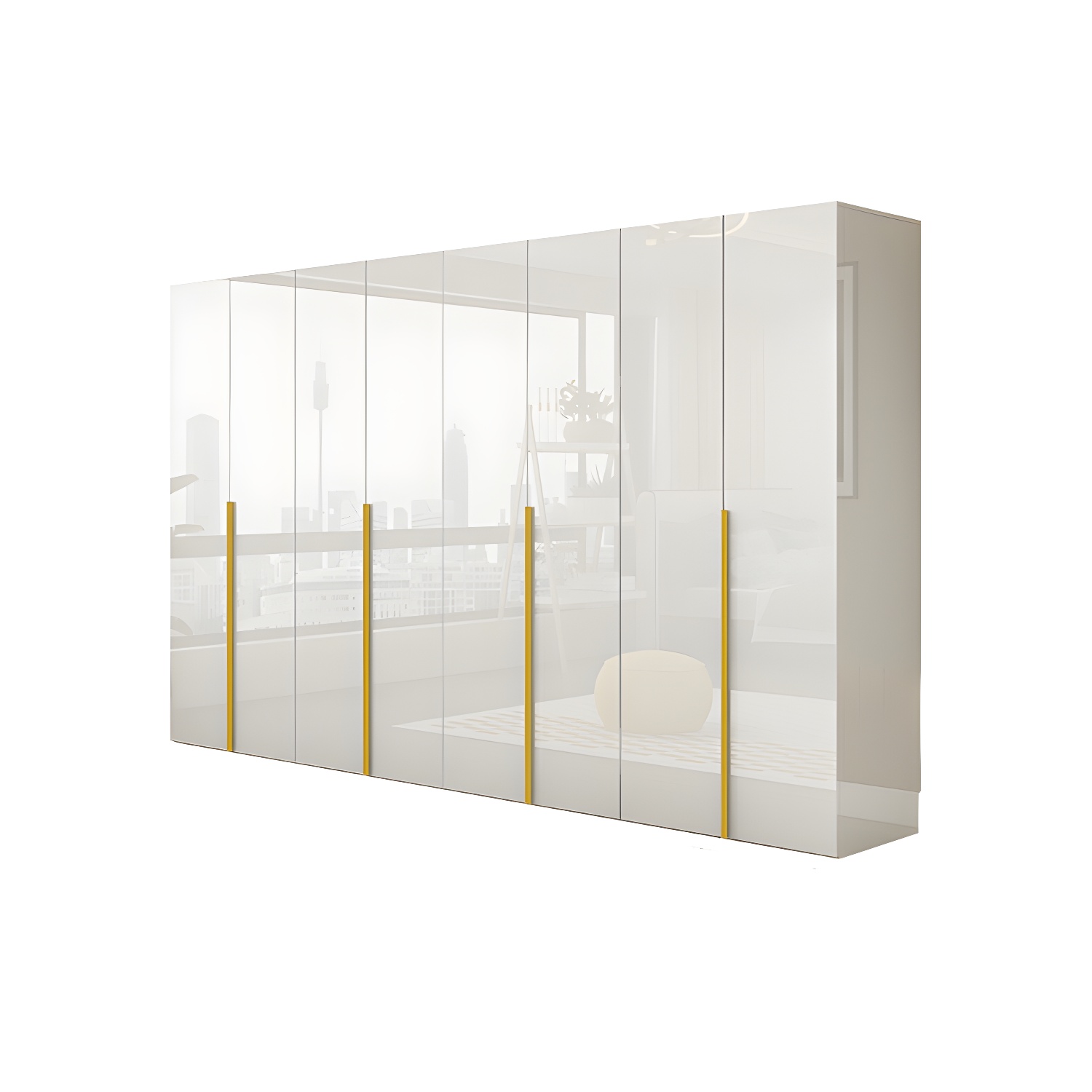 Modern White Wardrobe | Ormau - image 43