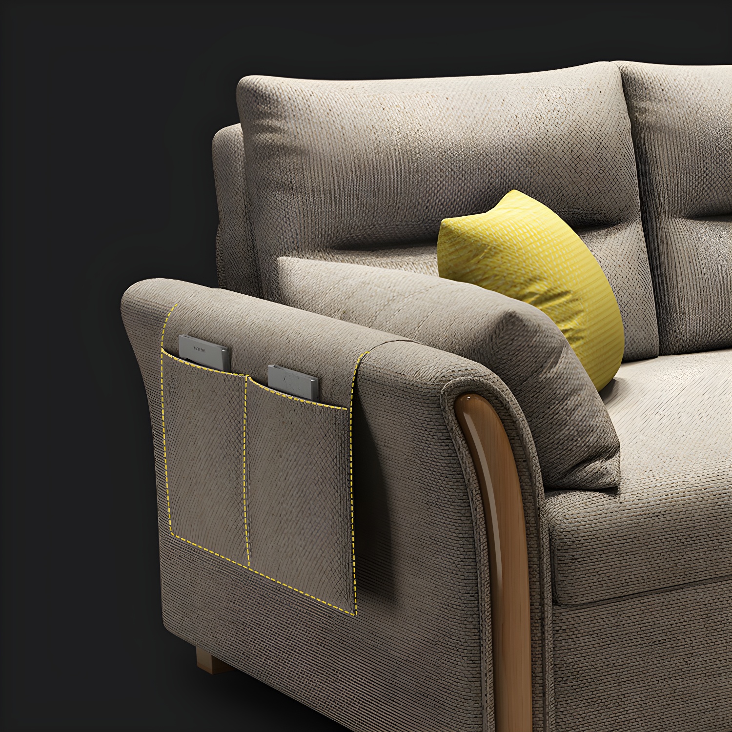 Flared Arm Sofa Bed | Ormau - image 13