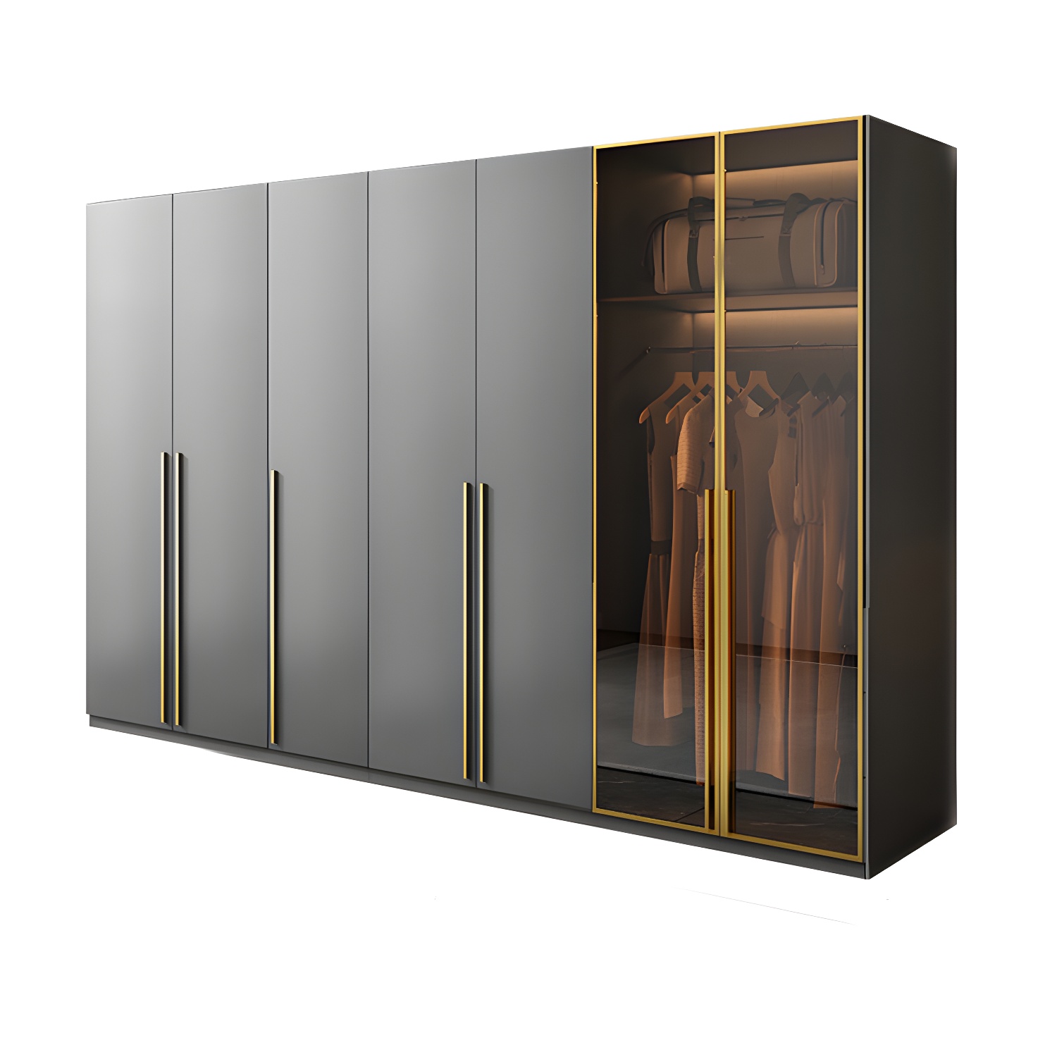 Modern Glass Wardrobe | Ormau - image 45