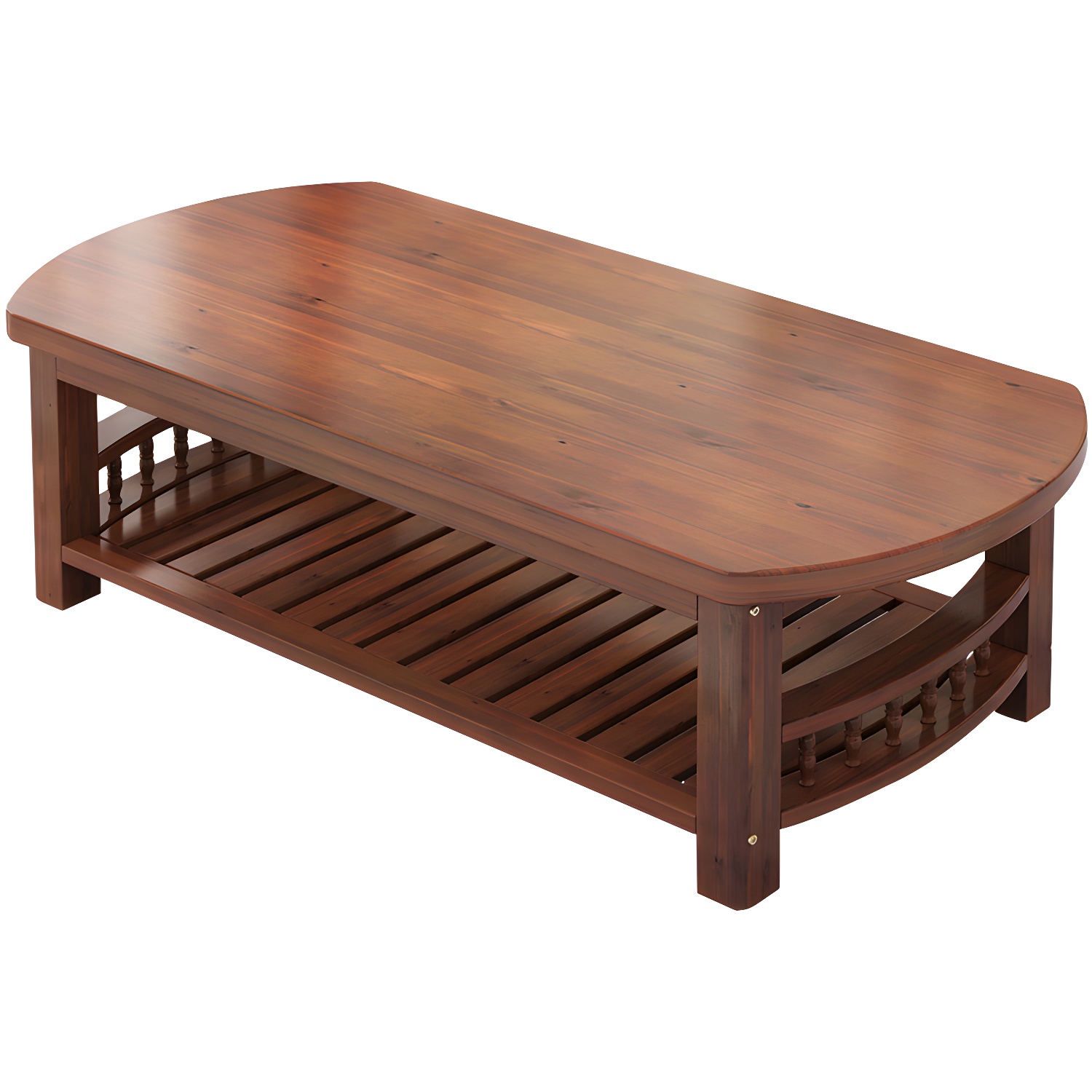 Solid Wood Coffee Table with Storage | Ormau - image 9