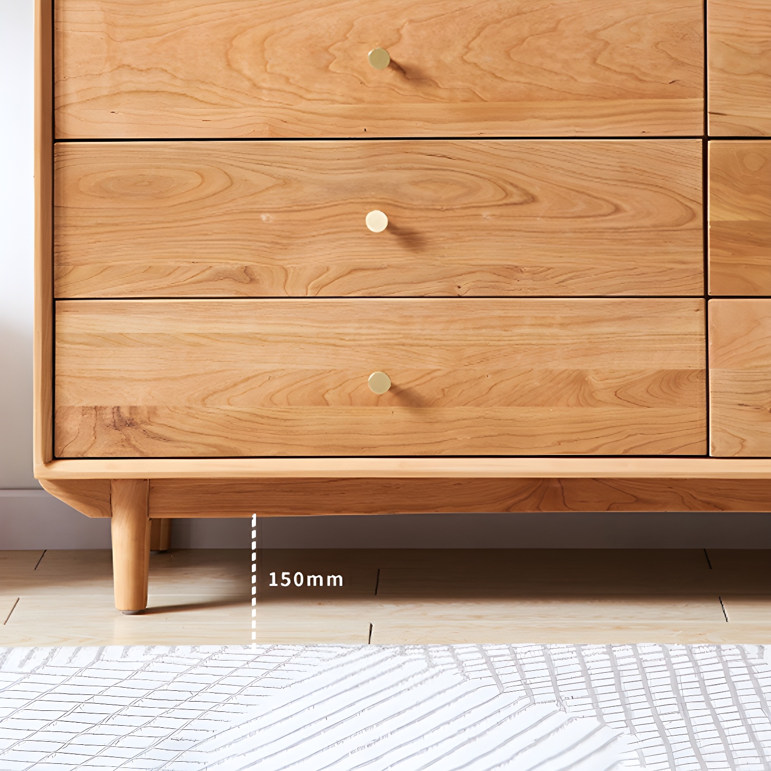 Modern Brown Wood Dresser | Ormau - image 9