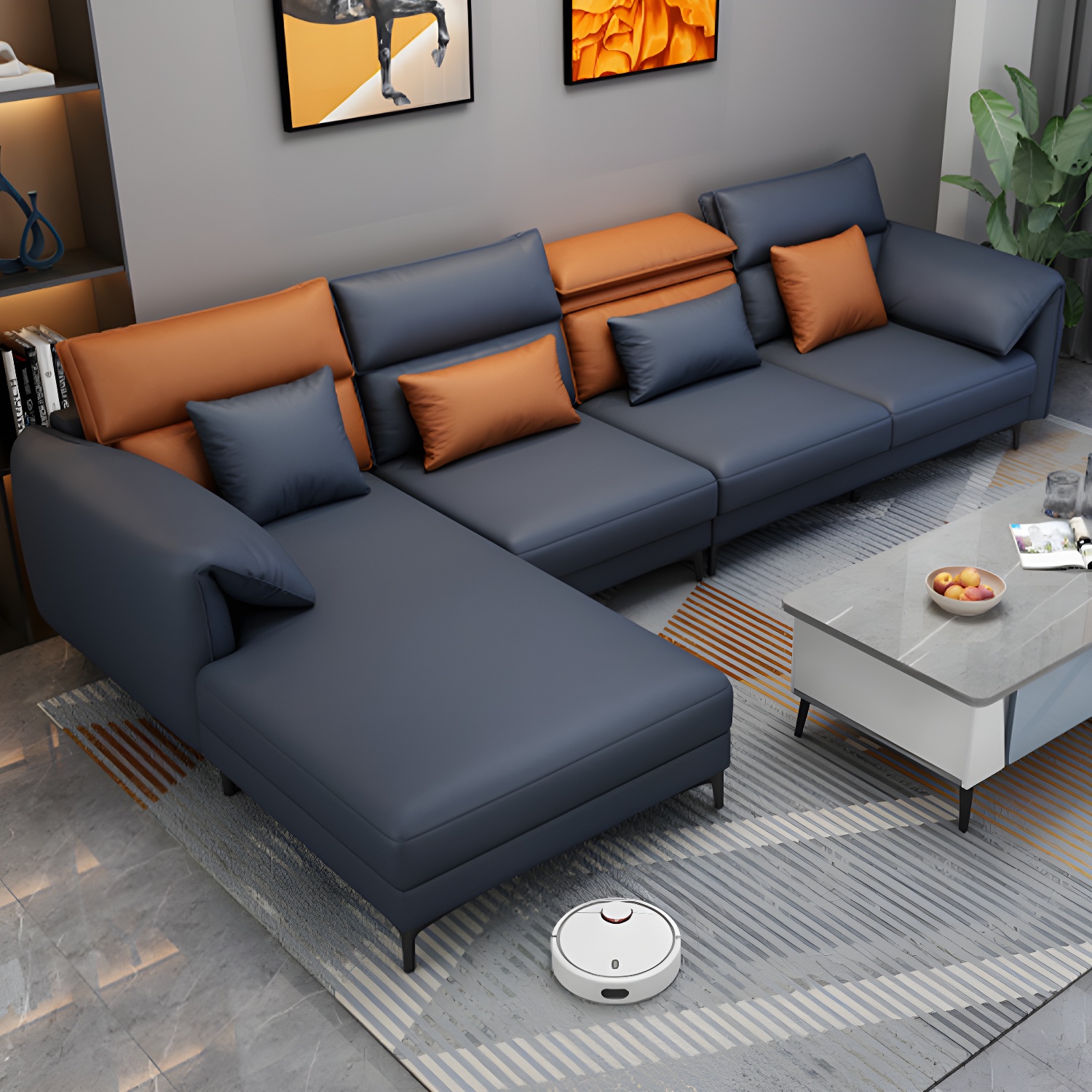 Modern Tech Cloth Sectional | Ormau - image 2