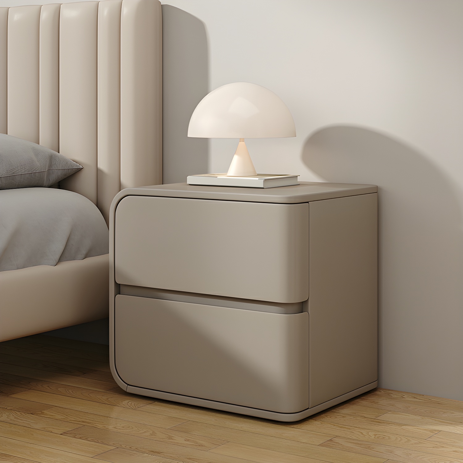 Rounded Corners Nightstand | Ormau - image 19
