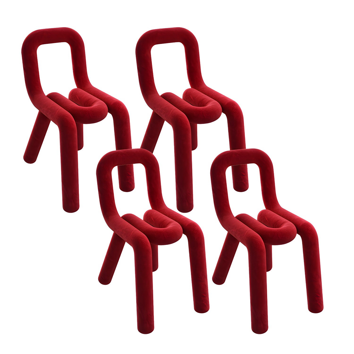 Velvet Open-Back Dining Chair | Ormau - image 32