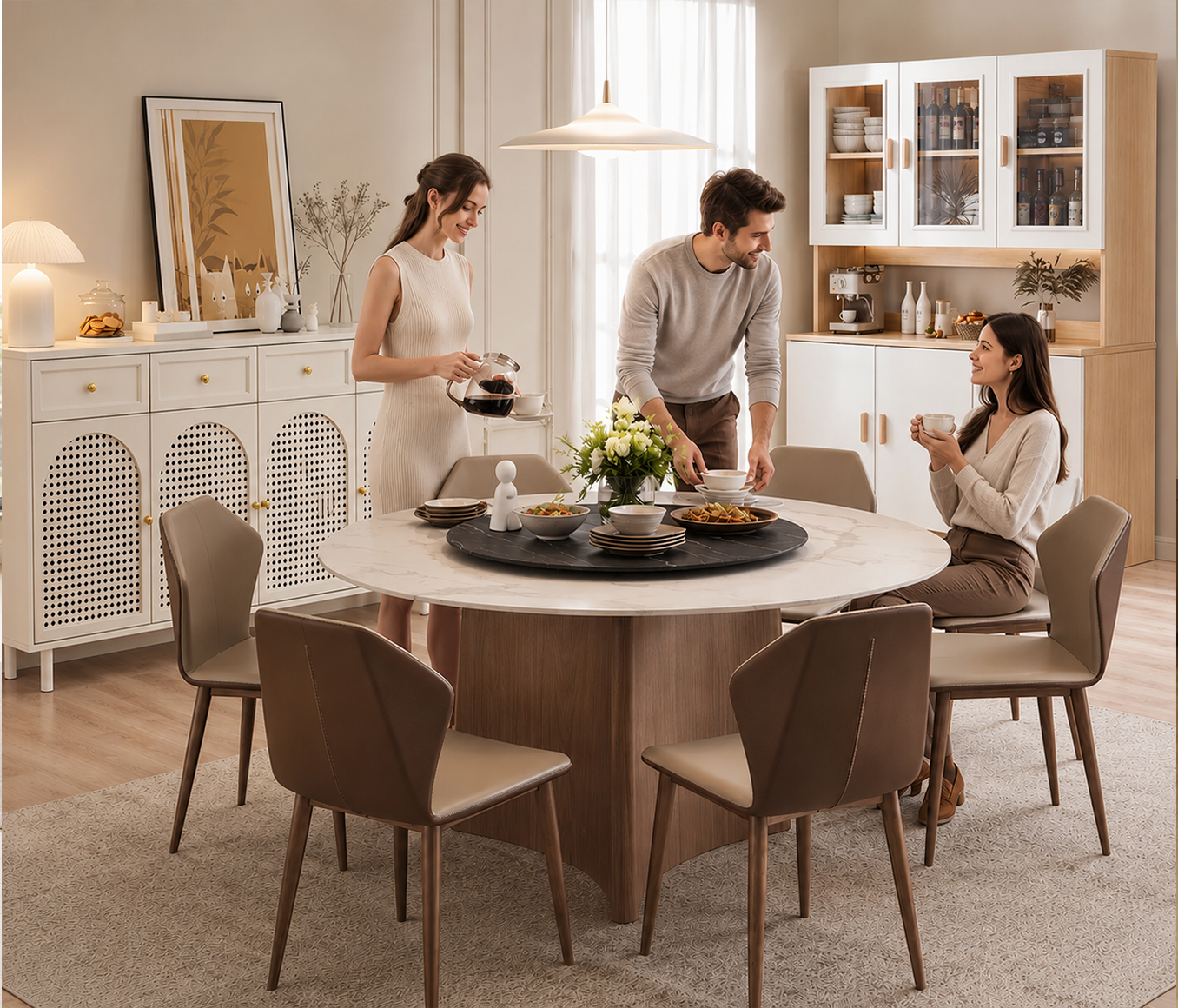 Gather in comfort.